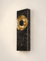 Sculpted Ripple Ring Wall Light - product view