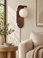 Wall Lamp in a refined neutral home interior, portrait 3:4