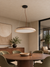 Travertine Pendant Light in a refined home interior, portrait 3:4