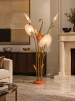 Flamingo Floor Lamp in a refined home interior, portrait scene
