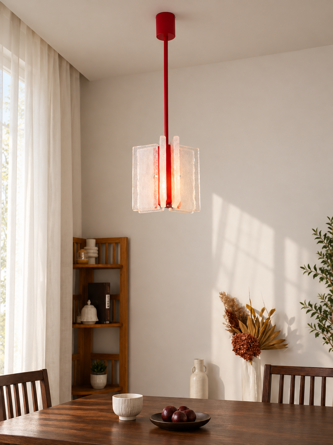 Prismelle Pendant in a refined home interior, portrait scene