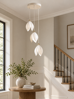 Magnolia Cascade Pendant in a refined home interior, portrait scene