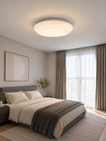 Ripple Halo Ceiling Light in a refined home interior, portrait scene