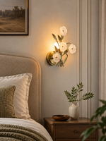 Petal Branch Wall Sconce in a refined home interior, portrait scene