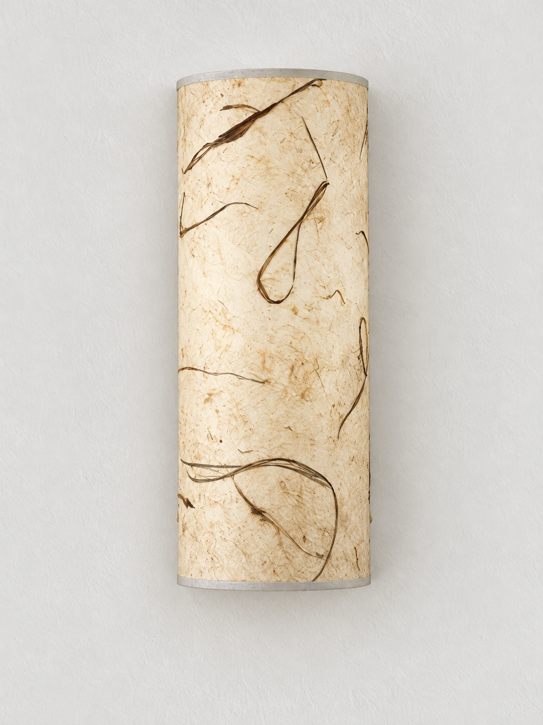 Curved Xuan paper wall sconce — grass30