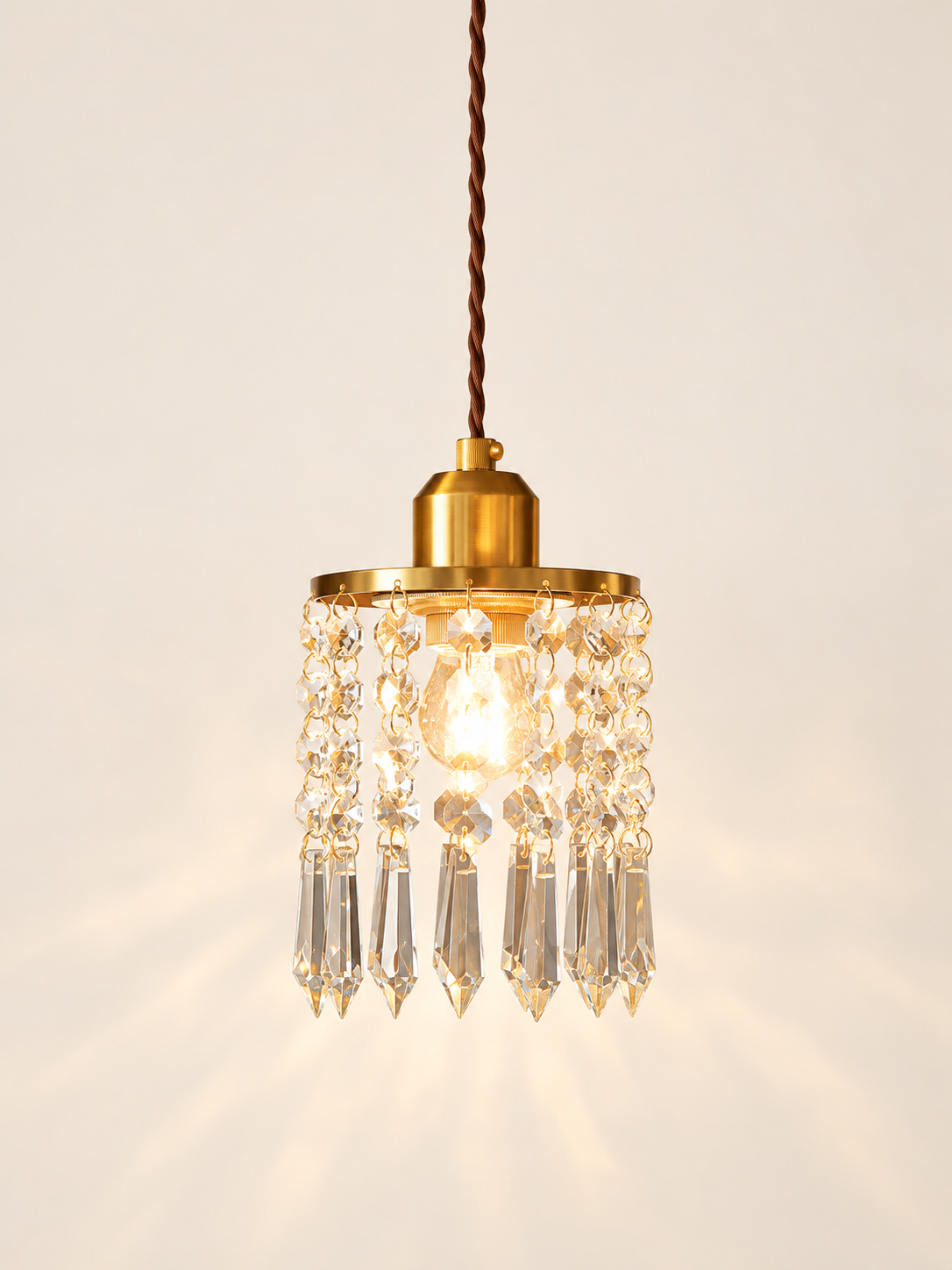 Gold Crystal Mini Pendant