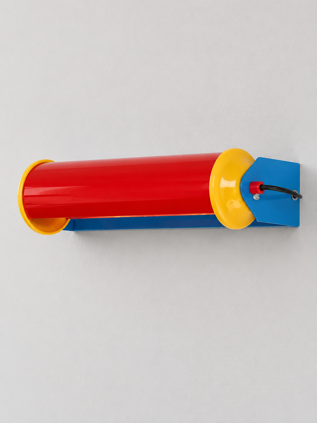 Primary-Color Cylinder Wall Light, 30 or 40 cm — 40 cm / Hardwired — unlit product view