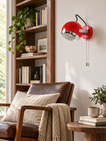 Retro dome wall spotlight 07 reading scene