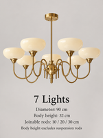 Seven-light chandelier dimensions: diameter90cm body32cm