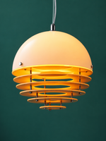 Sunset Layered Dome Pendant Light - detail view