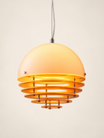 Sunset Layered Dome Pendant Light - 20 cm diameter