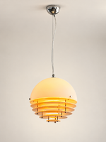 Sunset Layered Dome Pendant Light - 30 cm diameter