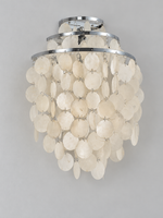 Chrome Wall shell-disc light