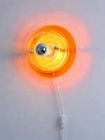 24 cm / Plug-In / Color in Order Note wall sconce; demonstration bulb not included; pictured color is an example only