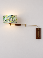 Banana Leaf swing-arm wall light, Hardwired