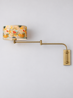 Lotus / Hardwired swing-arm wall lamp