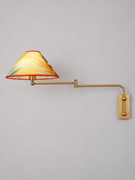 Aurora / Hardwired swing-arm wall lamp