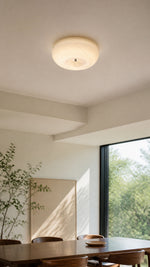 Serein Spiral Ceiling Light flush-mount side profile