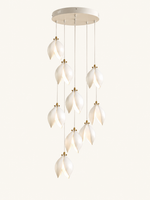 Magnolia Cascade Pendant, 9 Heads / 45 cm